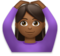 Woman Gesturing OK: Medium-Dark Skin Tone