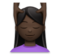 Woman Getting Massage: Dark Skin Tone