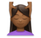 Woman Getting Massage: Medium-Dark Skin Tone