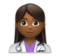 Woman Health Worker: Medium-Dark Skin Tone