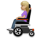 Woman in Motorized Wheelchair: Medium-Light Skin Tone