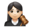 Woman Judge: Light Skin Tone