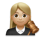 Woman Judge: Medium-Light Skin Tone