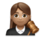 Woman Judge: Medium Skin Tone