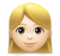 Woman: Light Skin Tone, Blond Hair