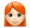 Woman: Light Skin Tone, Red Hair