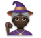 Woman Mage: Dark Skin Tone
