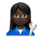 Woman Mechanic: Dark Skin Tone