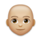 Woman: Medium-Light Skin Tone, Bald