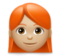 Woman: Medium-Light Skin Tone, Red Hair
