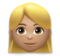 Woman: Medium Skin Tone, Blond Hair