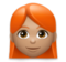 Woman: Medium Skin Tone, Red Hair