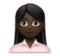Woman Office Worker: Dark Skin Tone