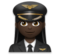 Woman Pilot: Dark Skin Tone