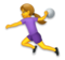 Woman Playing Handball