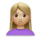 Woman Pouting: Medium-Light Skin Tone