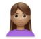 Woman Pouting: Medium Skin Tone