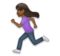 Woman Running: Medium-Dark Skin Tone