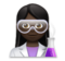 Woman Scientist: Dark Skin Tone