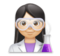 Woman Scientist: Light Skin Tone