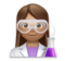Woman Scientist: Medium Skin Tone
