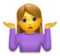 Woman Shrugging