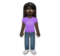 Woman Standing: Dark Skin Tone