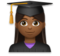 Woman Student: Medium-Dark Skin Tone