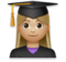 Woman Student: Medium-Light Skin Tone