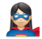 Woman Superhero: Light Skin Tone