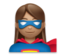 Woman Superhero: Medium Skin Tone