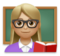 Woman Teacher: Medium-Light Skin Tone