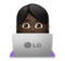 Woman Technologist: Dark Skin Tone