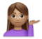 Woman Tipping Hand: Medium Skin Tone
