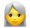Woman: White Hair