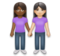 Women Holding Hands: Medium-Dark Skin Tone, Light Skin Tone