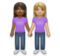 Women Holding Hands: Medium-Dark Skin Tone, Medium-Light Skin Tone