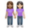 Women Holding Hands: Medium Skin Tone, Light Skin Tone