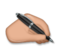Writing Hand: Medium Skin Tone