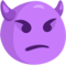 Angry Face with Horns