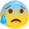 Anxious Face with Sweat