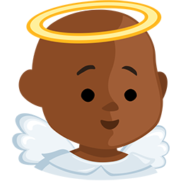 Baby Angel: Medium-Dark Skin Tone