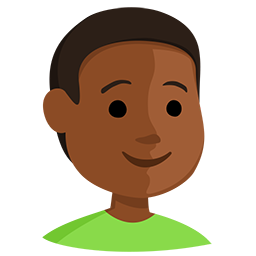 Boy: Medium-Dark Skin Tone