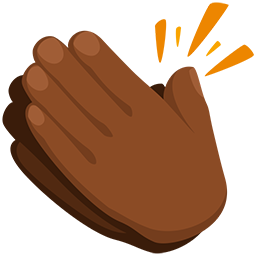 Clapping Hands: Medium-Dark Skin Tone