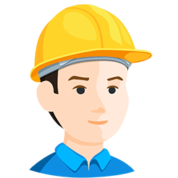 Construction Worker: Light Skin Tone