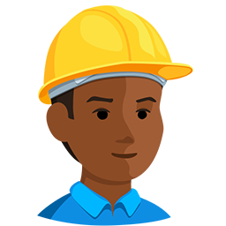 Construction Worker: Medium-Dark Skin Tone