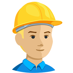 Construction Worker: Medium-Light Skin Tone
