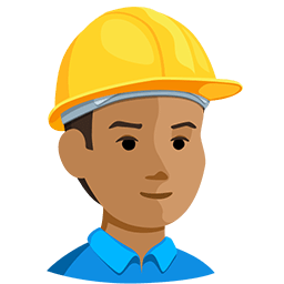 Construction Worker: Medium Skin Tone