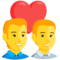 Couple with Heart: Man, Man