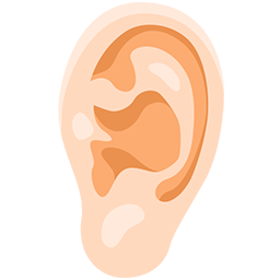 Ear: Light Skin Tone